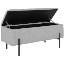 Prieškambario suoliukas Watford, šv pilka sp.,36.5x95x46cm Prieškambario suoliukas Watford, šv pilka sp.,36.5x95x46cm