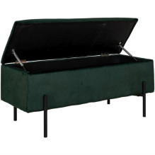 Prieškambario suoliukas Watford , t. žalia sp.,36.5x95x46cm Prieškambario suoliukas Watford , t. žalia sp.,36.5x95x46cm