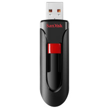 Atmintukas 64 GB USB 2.0 Sandisk Cruzer Glide, juodas Atmintukas 64 GB USB 2.0 Sandisk Cruzer Glide, juodas