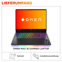 HP Omen Max 16" WQXGA Ryzen AI 7 H350 32GB / 1TB SSD RTX 5070Ti Win11 Home - 16-ak0473ng HP Omen Max 16" WQXGA Ryzen AI 7 H350 32GB / 1TB SSD RTX 5070Ti Win11 Home - 16-ak0473ng