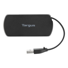 USB2.0 šakotuvas D, 4 prievadų, Targus, pasyvus, juodas