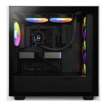 K NZXT Kraken Elite 280 RGB, black water cooling for AMD and Intel CPU