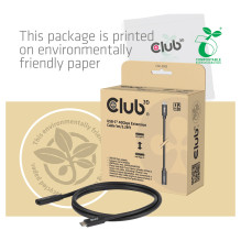Club3D USB Cable 4 Type C 1m Extension 40Gbps St / Bu Club3D USB Cable 4 Type C 1m Extension 40Gbps St / Bu