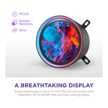 K NZXT KRAKEN Elite V2 420 RGB WaKü Black RL-KR42E-B2