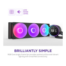 K NZXT KRAKEN Elite V2 420 RGB WaKü Black RL-KR42E-B2