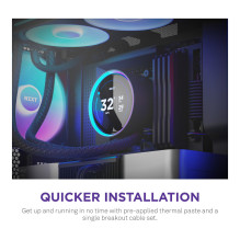K NZXT KRAKEN Elite V2 420 RGB WaKü Black RL-KR42E-B2