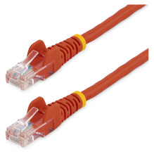 StarTech 5m Red Cat5e Patch Cable with Snagless RJ45 Connectors - Long Ethernet Cable - 5 m Cat 5e UTP Cable