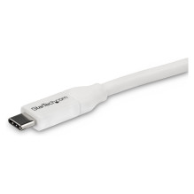 StarTech USB-C to USB-C cable with 5A Power Delivery - St / St - White - 4m - USB 2.0 - USB-IF certified - USB Type C ca StarTech USB-C to USB-C cable with 5A Power Delivery - St / St - White - 4m - USB 2.0 - USB-IF certified - USB Type C ca