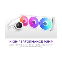 K NZXT KRAKEN Plus V2 360 RGB Display WaKü White RL-KR360-W2