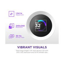 K NZXT KRAKEN Plus V2 360 RGB Display WaKü White RL-KR360-W2