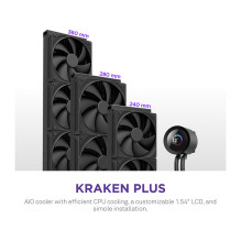K NZXT KRAKEN Plus V2 240 Display WaKü Black RL-KN240-B2 K NZXT KRAKEN Plus V2 240 Display WaKü Black RL-KN240-B2