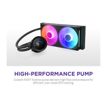 K NZXT KRAKEN Plus V2 240 RGB ekranas WaKü Black RL-KR240-B2 K NZXT KRAKEN Plus V2 240 RGB ekranas WaKü Black RL-KR240-B2