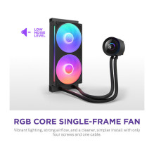 K NZXT KRAKEN Plus V2 240 RGB Display WaKü Black RL-KR240-B2