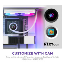 K NZXT KRAKEN Plus V2 240 RGB Display WaKü White RL-KR240-W2 K NZXT KRAKEN Plus V2 240 RGB Display WaKü White RL-KR240-W2