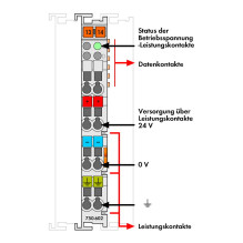 WAGO 750-602 Potentialeinspeisung,DC 24 V,lichtgrau