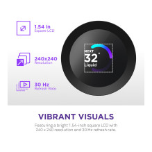 K NZXT KRAKEN Plus V2 280 Display WaKü Black RL-KN280-B2 K NZXT KRAKEN Plus V2 280 Display WaKü Black RL-KN280-B2
