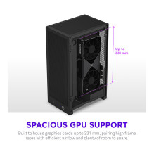 Midi NZXT H2 FLOW (2026) All Black MidiTower Mesh CI-H21FB-01