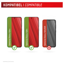 DISPLEX Privatumas viso dangčio Panzerglas (10H) für Samsung Galaxy S24+ / S25+