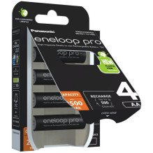 eneloop Panasonic Pro Akku BK-3HCDE / 4BE AA 2500mAh 4St. eneloop Panasonic Pro Akku BK-3HCDE / 4BE AA 2500mAh 4St.