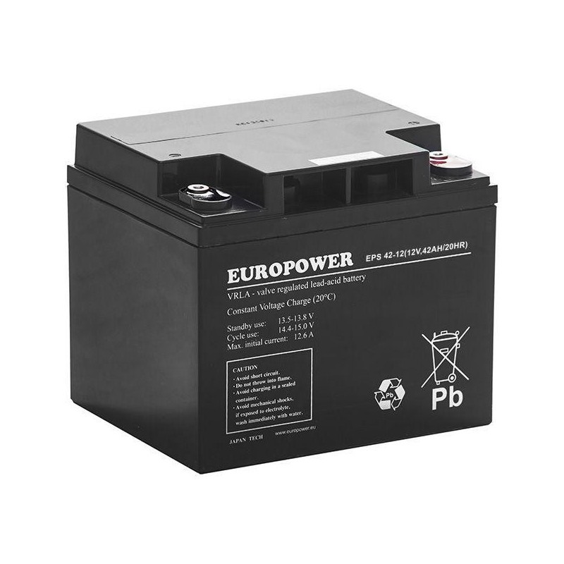 Europower Battery AGM series EPS 12V 42Ah (Żywotność 8-12 lat)