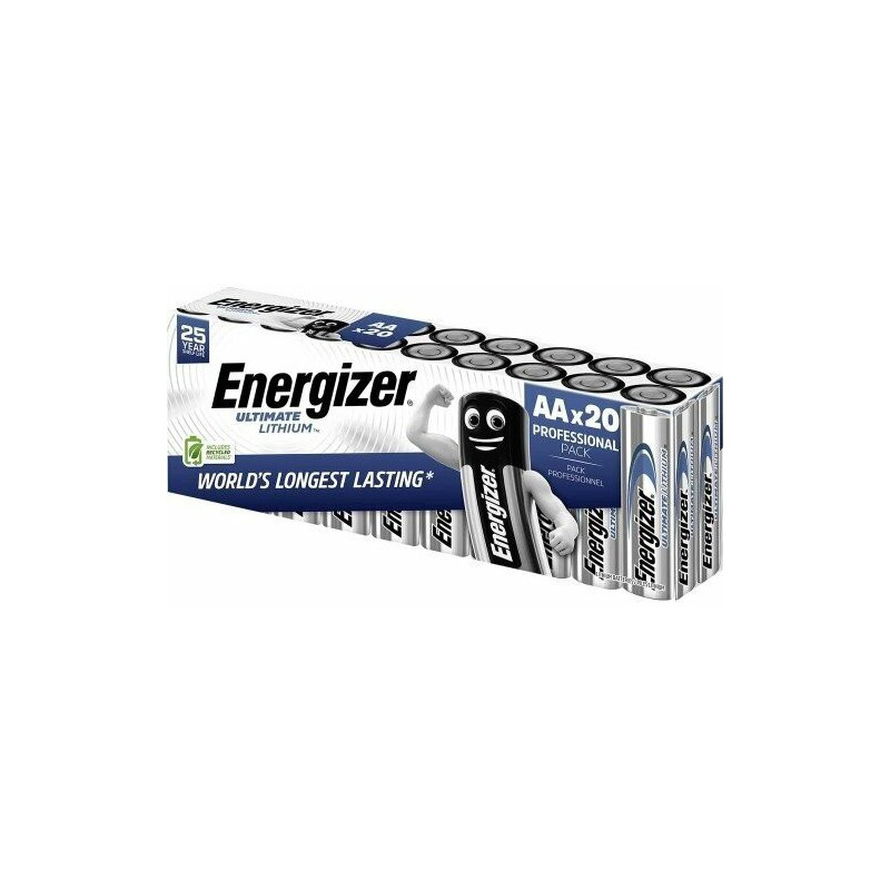 Energizer Energizer Ultimate Lithium L91 Mignon AA Battery 20-pack Box