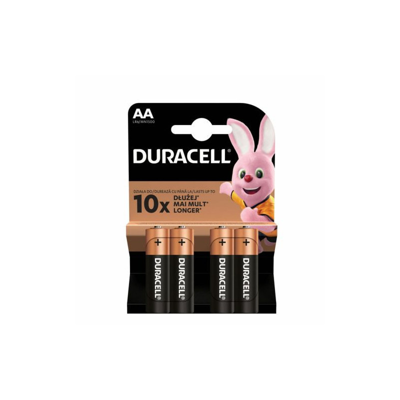 DURACELL Baterija (AA) LR6 Alkalinė Basic (4 baterijos / blisteris) 1.5V