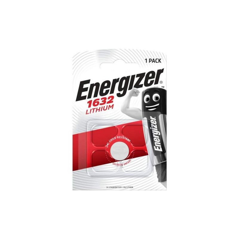 Energizer Mygtukų ličio baterija (CR1632) (1 baterija / blisteris) 3V