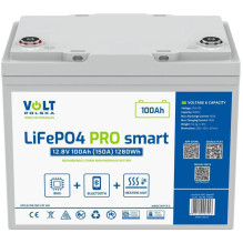 LiFePO4 Battery Volt Polska PRO SMART 12.8V 100 Ah (150A) BMS BLUETOOTH + HEATING PAD