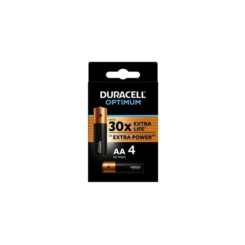 DURACELL Baterijos (LR6) C Alkalinės Optimum (2 baterijos / blisteris) 1.5V