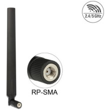 DELOCK WL-Antenne RP-SMA 4-7dBi Kippgelenk Black