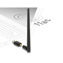 Delock WLAN USB3.0 Stick Dualband 2.4 / 5 GHz WLAN_AC 867+300 externe Antenne Delock WLAN USB3.0 Stick Dualband 2.4 / 5 GHz WLAN_AC 867+300 externe Antenne