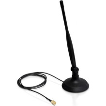 DELOCK WL antena RP-SMA 4dBi Kippgelenk Standfuß magnet. DELOCK WL antena RP-SMA 4dBi Kippgelenk Standfuß magnet.