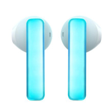 Ausinės Joyroom IceLens serija Bluetooth True Wireless BT 5.3, TWS, AAC, SBC, HFP, A2DP, AVRCP, su LED šviesomis, White 