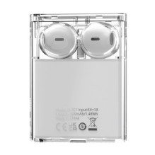 Joyroom Earphone IceLens Series Bluetooth True Wireless BT 5.3, TWS, AAC, SBC, HFP, A2DP, AVRCP, with LED Lights, White 