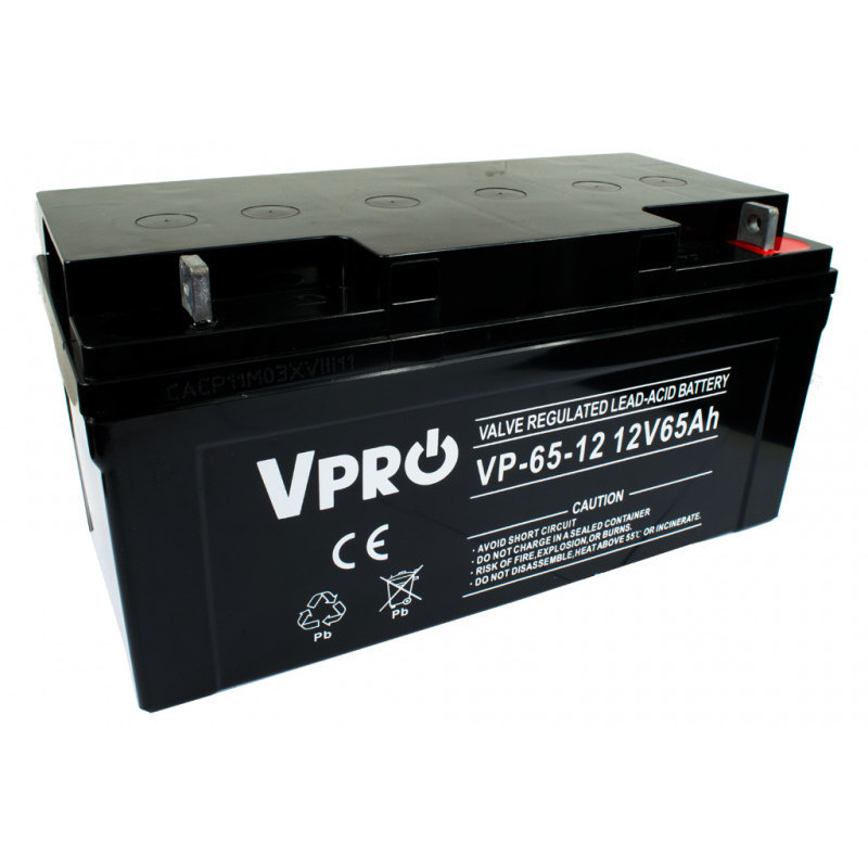 Volt Battery VPRO 12V / 65Ah