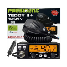 President CB radijo stotis ASC AM / FM 12V President CB radijo stotis ASC AM / FM 12V