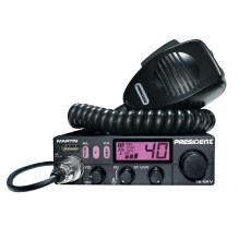 President CB radijo stotis ASC AM / FM 12 / 24V