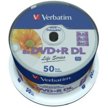 Verbatim 97693 Matrices DVD+R / DL / 8.5 GB / 50pcs