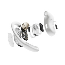 Shokz „OpenFit Air“ atviro tipo ausinės su ausimis KH, baltos Shokz „OpenFit Air“ atviro tipo ausinės su ausimis KH, baltos