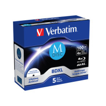 Verbatim BD-R M-Disc 100 GB (4-fach, 5 Stück)