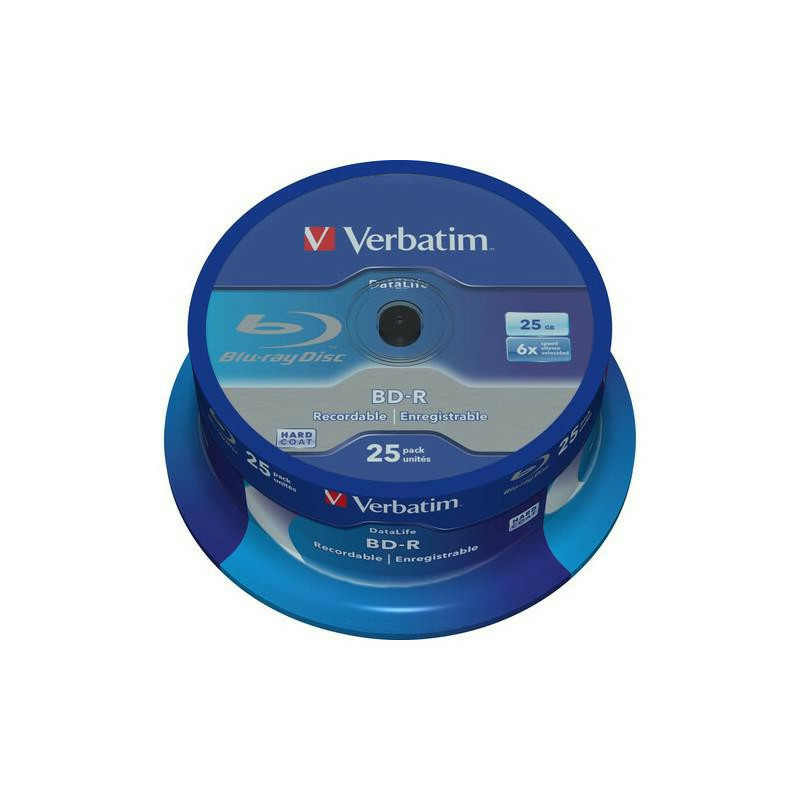 Verbatim BD-R SL 25GB Blu-Ray Discs Cake (25 pcs)