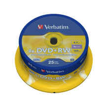 DVD+RW Verbatim 4,7GB 25pcs...