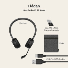 Jabra Evolve 65 TE Stereo Headset (6699-839-409) (6699839409) Jabra Evolve 65 TE Stereo Headset (6699-839-409) (6699839409)