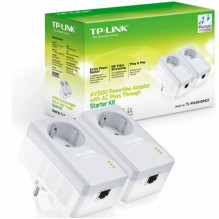 TP-Link diapazona pastiprinātājs PA4010P AV600 belaidis Powerline starta komplekts (2 gab. adapteris), 600Mbps, LAN / WA TP-Link diapazona pastiprinātājs PA4010P AV600 belaidis Powerline starta komplekts (2 gab. adapteris), 600Mbps, LAN / WA