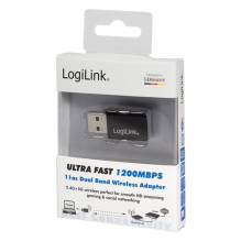 Logilink USB 3.0 adapteris 1200 MBit/s 11a Dviejų dažnių juodas