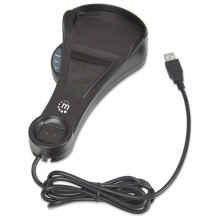 MANHATTAN Wireless CCD Barcodescanner Black