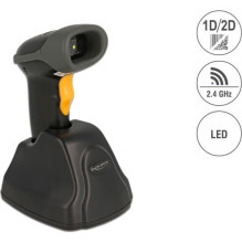 Delock 2.4 GHz Barcode Scanner 1D und 2D mit Ladestation