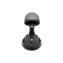 Equip 2D-Barcodescanner Belaidis lazeris / 433MHz+Halter Juodas