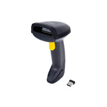 Equip 2D-Barcodescanner Belaidis lazeris / 2.4GHz+Halter Juodas