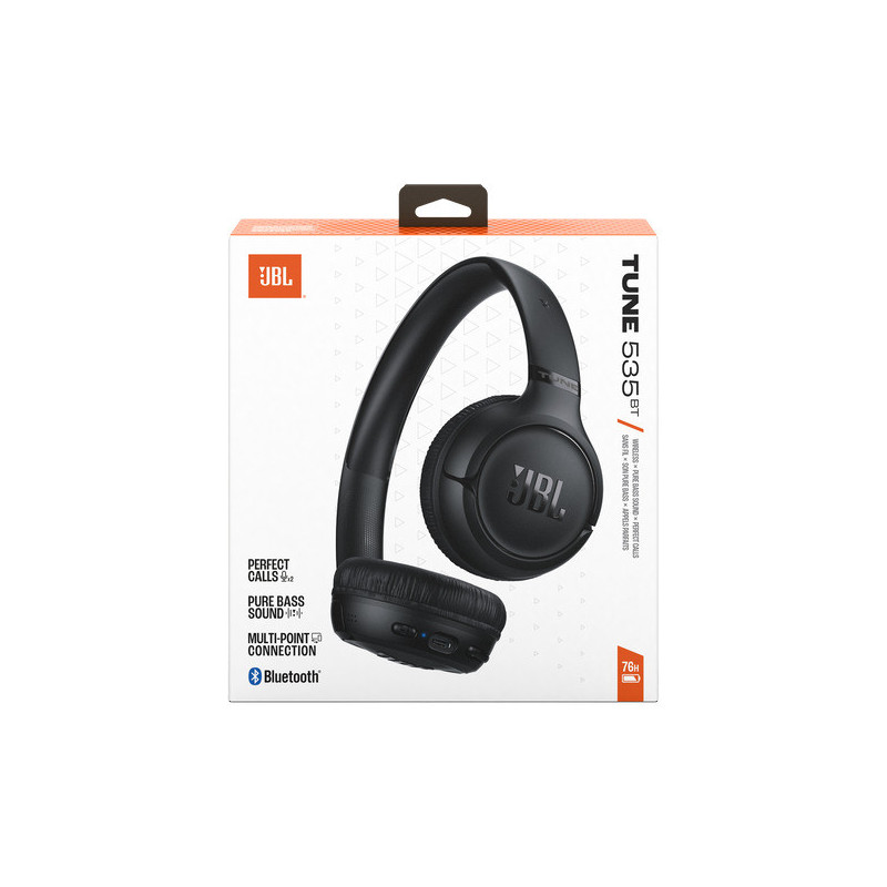 Ausinės JBL Tune 535 BT juodos